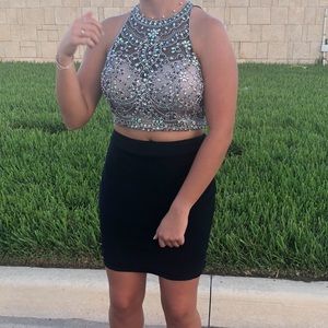 Two Piece Homecoming/ Cocktail Dress